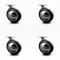 Service Caster 3 Inch Bright Chrome Soft Tread Ball Caster - Top Plate - SCC, 4PK SCC-TP01S30-DCR-BC-4 - alternate 1